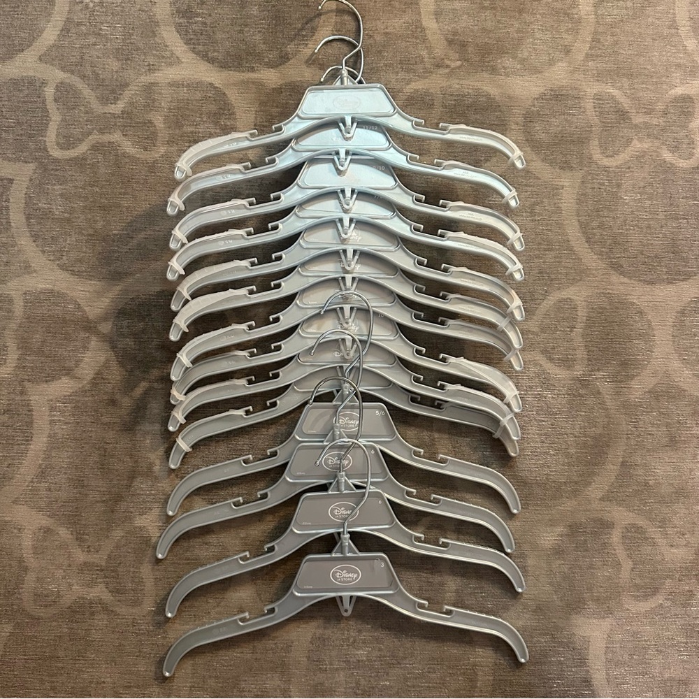 Disney store Gray Plastic Hangers (14)
